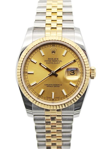 rolex datejust 36 two tone